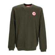 1960 Logo Crewneck Sweatshirt Deep Forest Fjällräven , Green , Heren