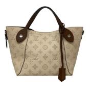 Pre-owned Leather handbags Louis Vuitton Vintage , White , Dames