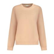 Roze Langemouw Logo Sweatshirt Calvin Klein , Pink , Dames