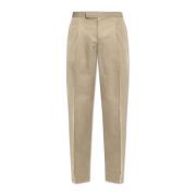 Geplooide broek Brioni , Beige , Heren