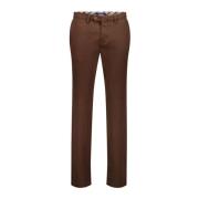 Katoenen Bruine Broek Gardeur , Brown , Heren