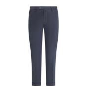 Blauwe Logo Slim Fit Broek Briglia , Blue , Heren