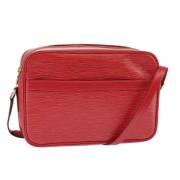 Pre-owned Leather shoulder-bags Louis Vuitton Vintage , Red , Dames