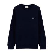 Navy Blue Ronde Hals Sweatshirt Autry , Blue , Heren