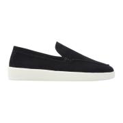 Navy Suede Stijlvolle Sneakers Nubikk , Blue , Heren