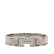 Pre-owned Metal bracelets Hermès Vintage , Pink , Dames