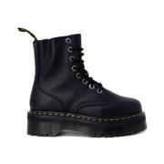 Leren laars met 4,5 cm hak Dr. Martens , Black , Dames