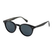 Gepolariseerde ronde 'Romare' zonnebril Zwart Oliver Peoples , Black ,...