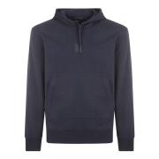 Navy Blue Hoodie Trui C.p. Company , Blue , Heren