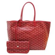 Pre-owned Leather handbags Goyard Vintage , Red , Dames