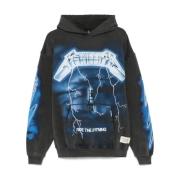 Oversized Hoodie met Metallica Print Represent , Multicolor , Heren