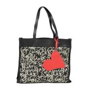 Dames Schoudertas met Afneembare Portemonnee Desigual , Black , Dames