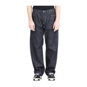 Wijde Pijp Katoenen Jeans N21 , Blue , Heren