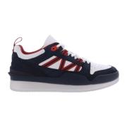 Pivot Sneakers Blauw/Rood Moncler , Multicolor , Heren