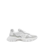 Basket B-East Leren Sneakers Balmain , White , Heren