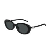 Zwart Grijs Zonnebril Gg1684Sa Model Gucci , Black , Dames