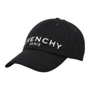 Zwarte Logo Baseballpet Aw24 Givenchy , Black , Heren