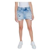 Herfst/Winter Katoenen Minirok Tommy Jeans , Blue , Dames