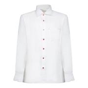 Witte Polo Shirt Stijlvol Kiton , White , Heren