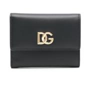 Zwarte Portemonnee Dames Accessoires Dolce & Gabbana , Black , Dames