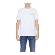 Witte Katoenen T-Shirt Collectie voor Mannen Suns , White , Heren