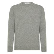 Grijze Wol Kasjmier Trui Aw24 Kangra , Gray , Heren