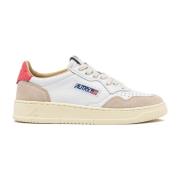 Medalist Low Leren Suède Sneakers Autry , White , Dames