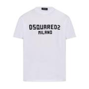 Heren T-shirts & Polos in Nero Dsquared2 , White , Heren