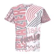 NBA Jumbotron 2.0 Tee Blazers Viering Mitchell & Ness , Multicolor , H...