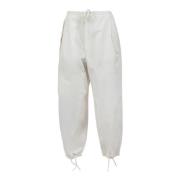 Canvas Trekkoordbroek met Logodetail Autry , White , Dames