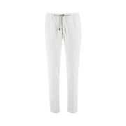 Trousers Eleventy , White , Heren