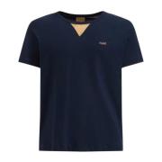 Korte Mouw T-shirt Alviero Martini 1a Classe , Blue , Heren