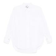 Witte Overhemd 100% Katoen Klassieke Stijl Elisabetta Franchi , White ...