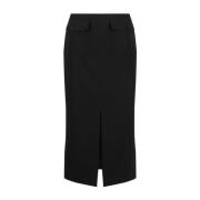 Midi Rok met Zakken Chloé , Black , Dames