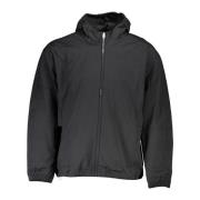 Sportieve Hoodie Jas Zwart Waterdicht Logo Calvin Klein , Black , Here...