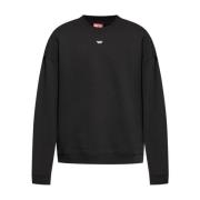 Stijlvolle Nero Sweatshirt voor Mannen Diesel , Black , Heren