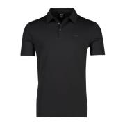 Zwarte poloshirt met korte mouwen Hugo Boss , Black , Heren