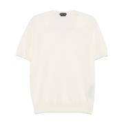 Witte T-shirts en Polos Tom Ford , White , Heren