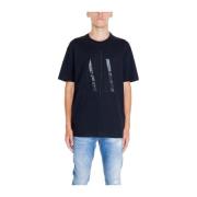 Katoenen T-shirt Collectie Armani Exchange , Black , Heren