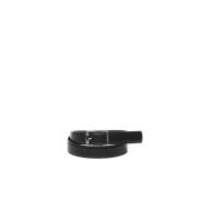 Omkeerbare Twee-Tinten Kalfsleren Riem Salvatore Ferragamo , Black , H...