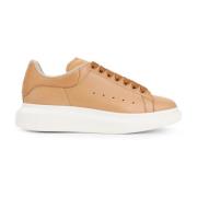 Luxe Leren Veterschoenen Alexander McQueen , Brown , Heren