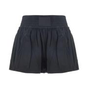 Shorts met Monogram Patch en Elastische Taille Alexander Wang , Black ...