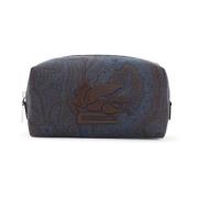 Blauwe Clutch Tas Ss25 Etro , Blue , Heren