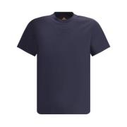 Gestreepte Crew Neck Katoenen T-Shirt MCM , Blue , Heren