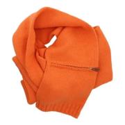 Pre-owned Cashmere scarves Hermès Vintage , Orange , Dames