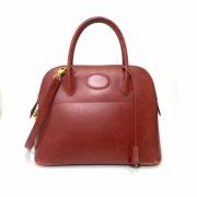 Pre-owned Leather handbags Hermès Vintage , Brown , Dames