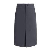 Rok met rits en plooien Maison Margiela , Gray , Dames