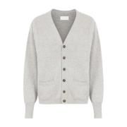 Grijze V-hals Cardigan Sweater Maison Margiela , Gray , Heren