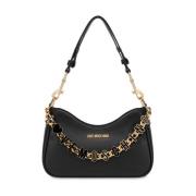 Zwarte schoudertas voor vrouwen Love Moschino , Black , Dames