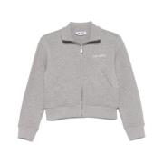 Grijze Sweatshirt met Rits en Zakken The Attico , Gray , Dames